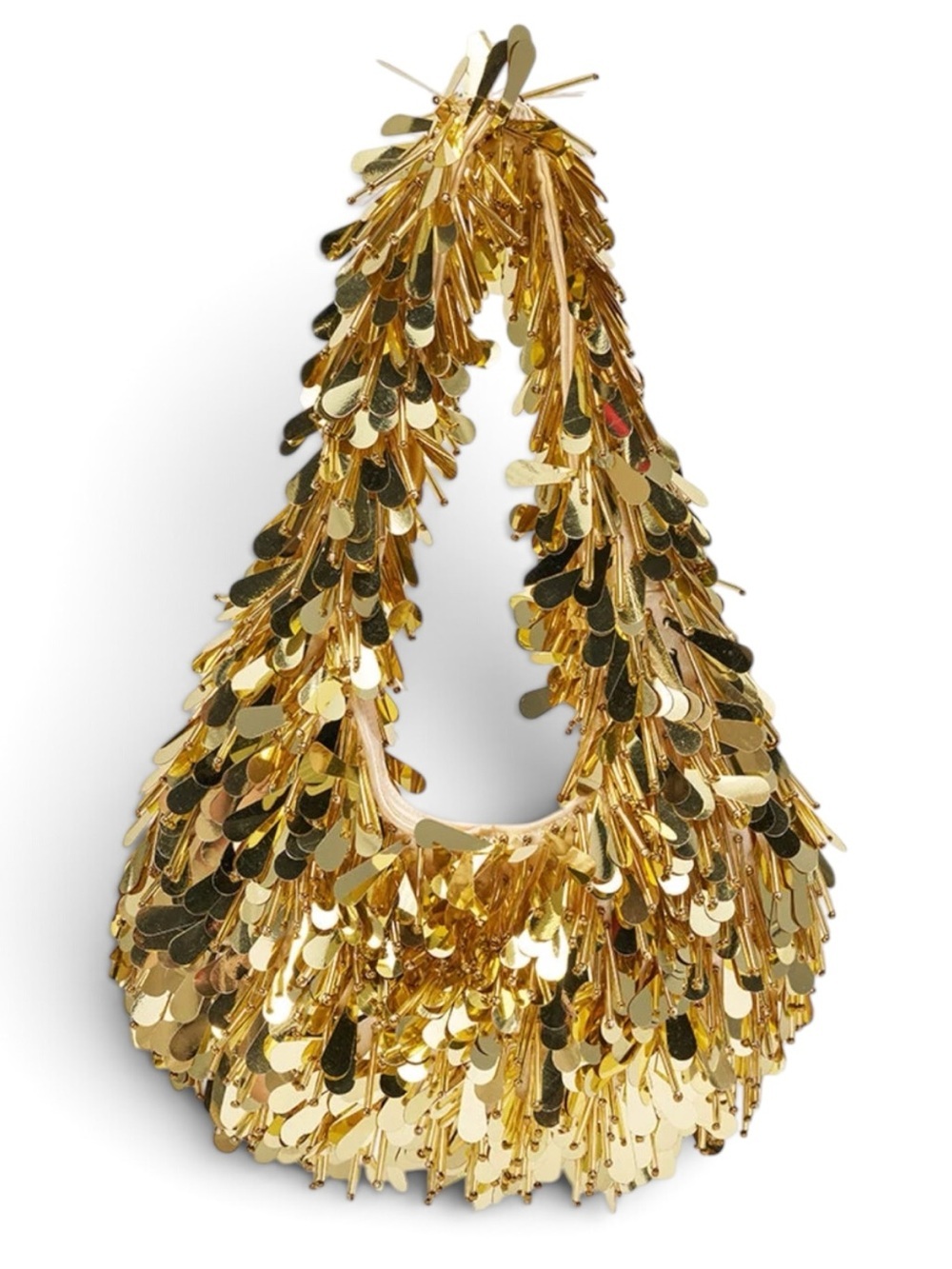 🔥🔥AKIRA THE NOSTALGIA SEQUIN PURSE IN GOLD